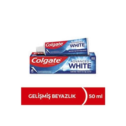 COLGATE DİŞ MACUNU 50ML GELİŞMİŞ BEYAZLIK
