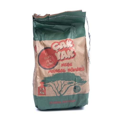 ÇAK YAK MEŞE MANGAL KÖMÜRÜ 1,5KG