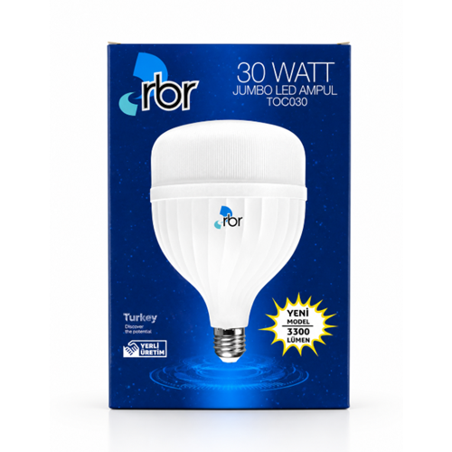 RBR TOC JUMBO LED TORCH AMPUL 30W