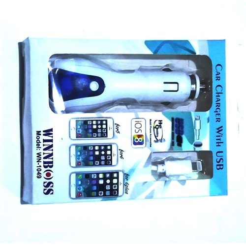 WINNBOSS WN 1049 APPLE ARAÇ ŞARJ ALETİ