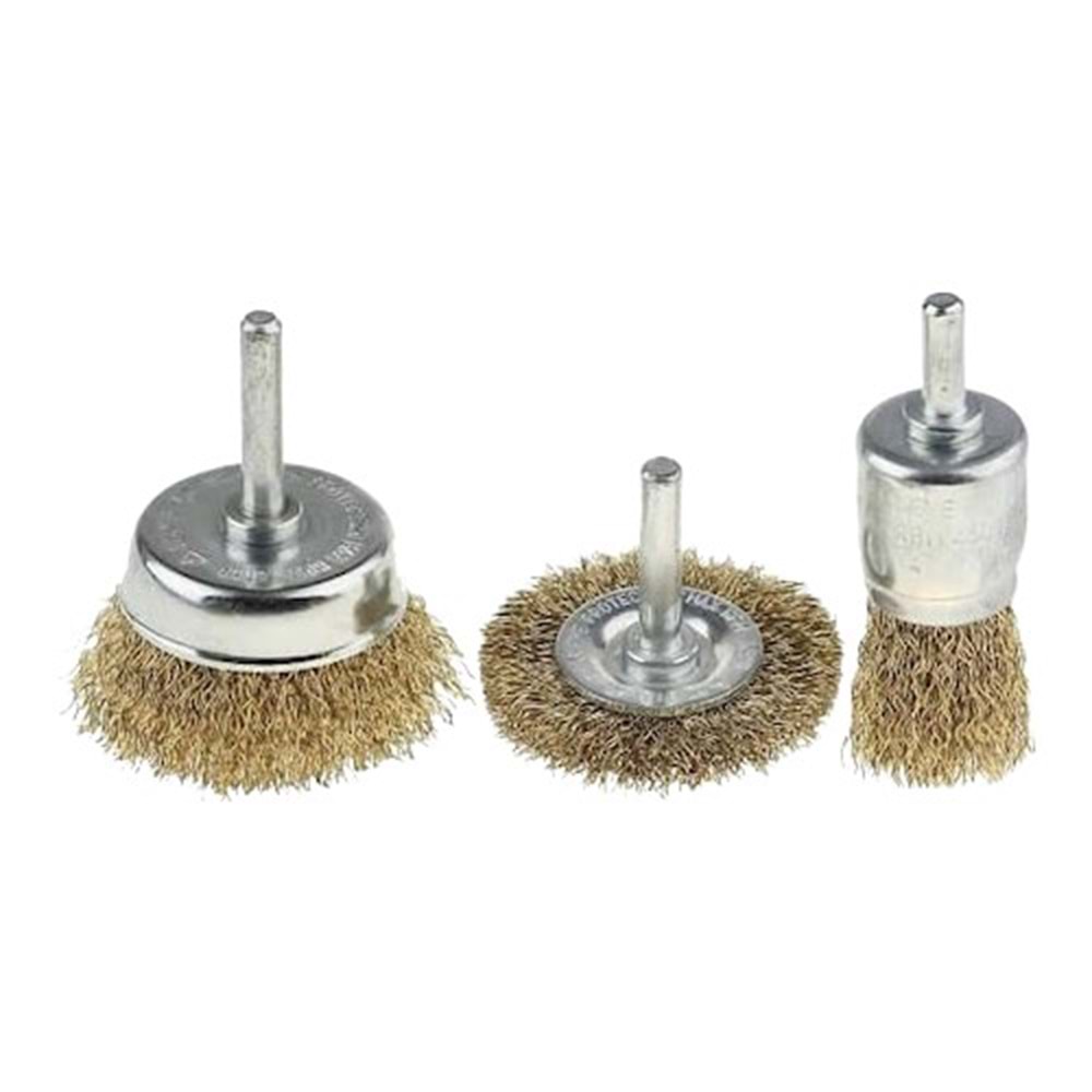 BULMAX 3 LÜ ÇELİK FIRÇA SETİ