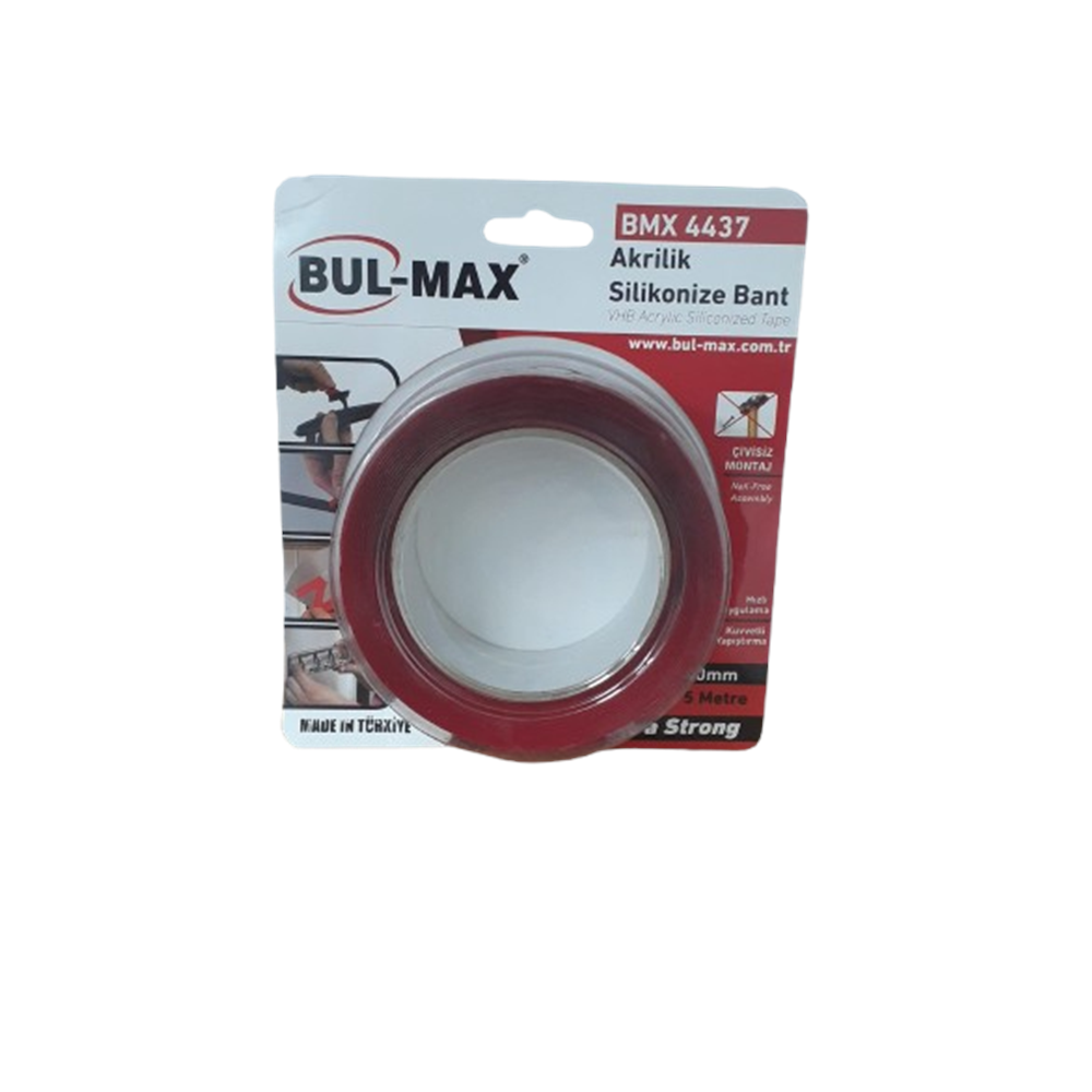BULMAX AKRİLİK SİLİKONİZE BANT 40MM 5MT