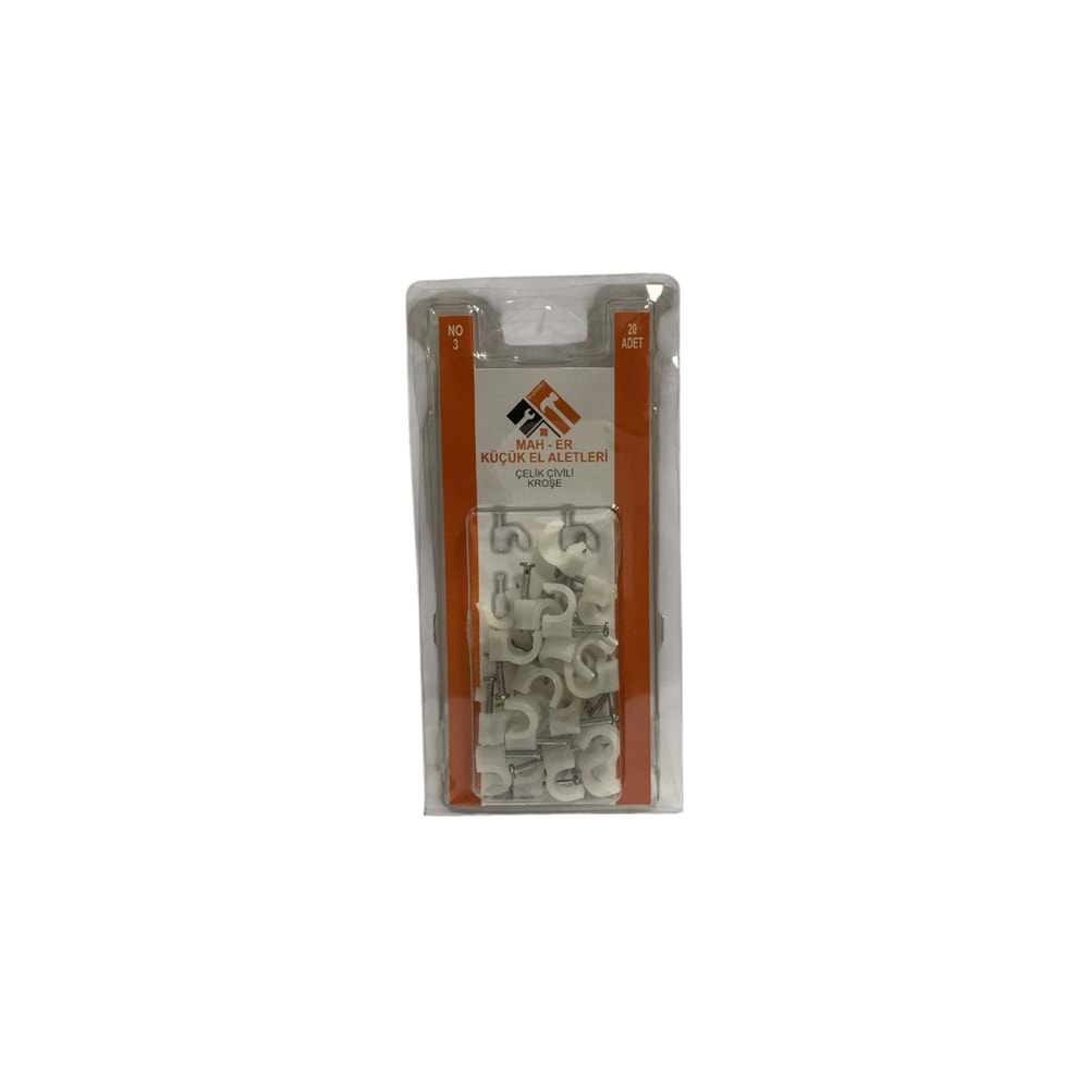 MHR-014 ÇELİK ÇİVİLİ KROŞE 3NO 20AD