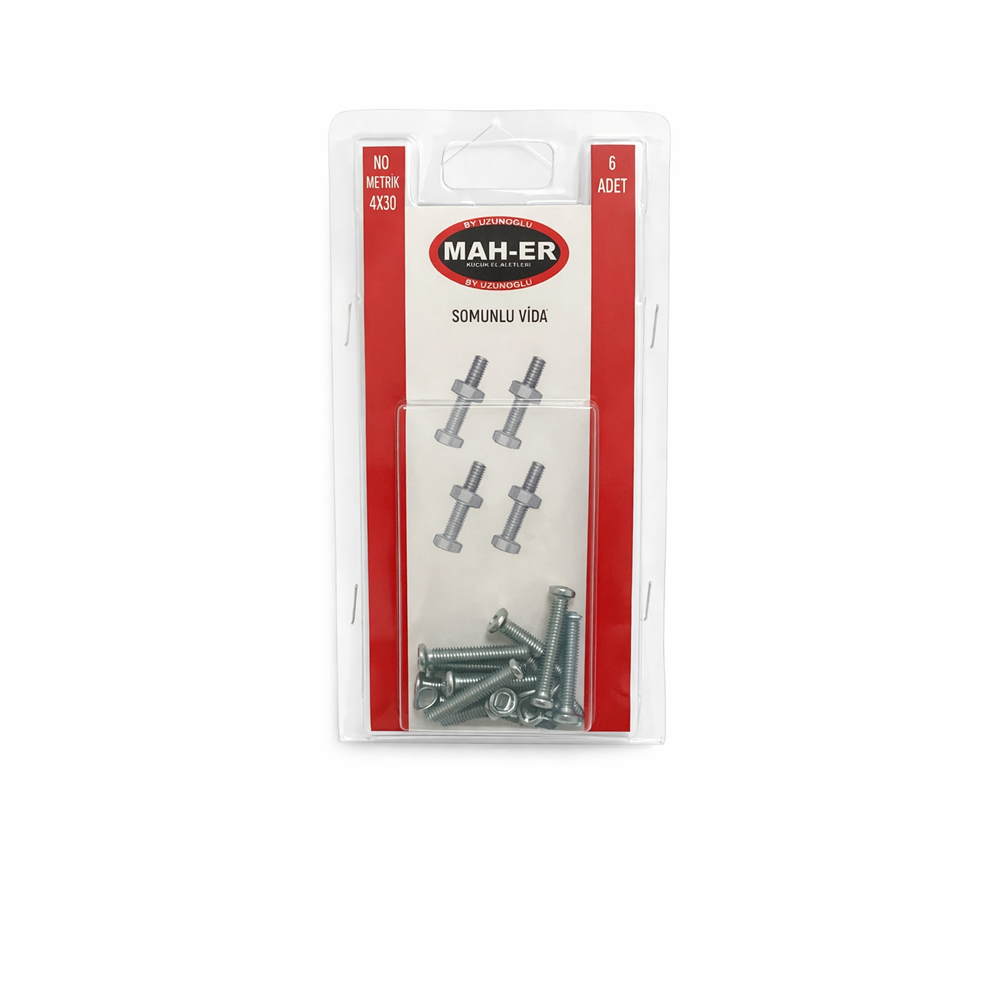 MHR-105 SOMUNLU VİDA 4X30 6AD