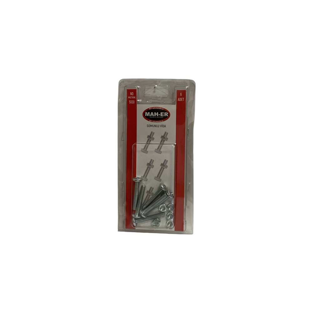 MHR-115 SOMUNLU VİDA 5X30 6AD