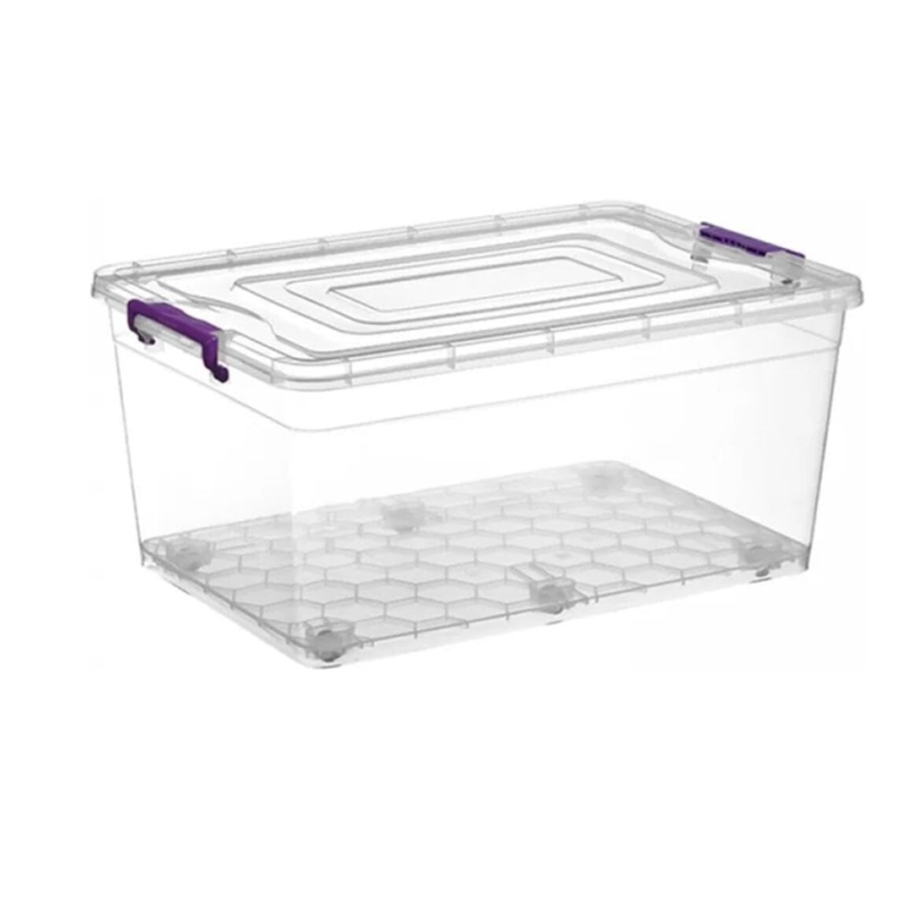 STORAGE YATAY KİLİTLİ HOBİ BOX TEKERLEKLİ SAKLAMA KABI 40LT