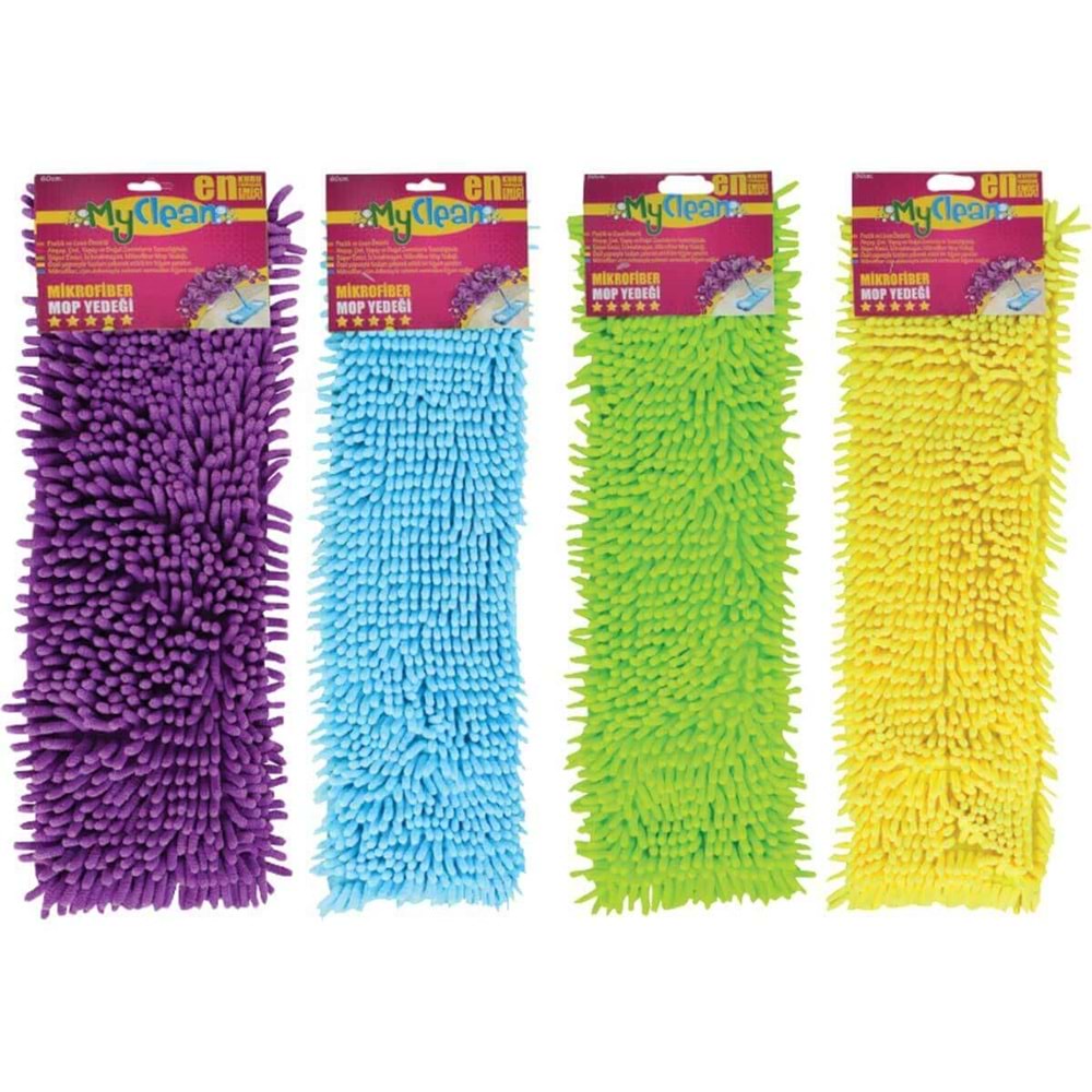 MYCLEAN MP03 MİKROFİBER MOP YEDEĞİ 60CM BX25