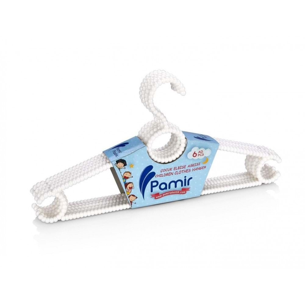 BONCUK ASKI 6'LIBONCUK CLOTHES HANGER 6 PCS