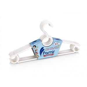 BONCUK ASKI 6'LIBONCUK CLOTHES HANGER 6 PCS
