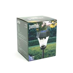 PANTHER SARI IŞIK SOLAR BAHÇE LAMBASI