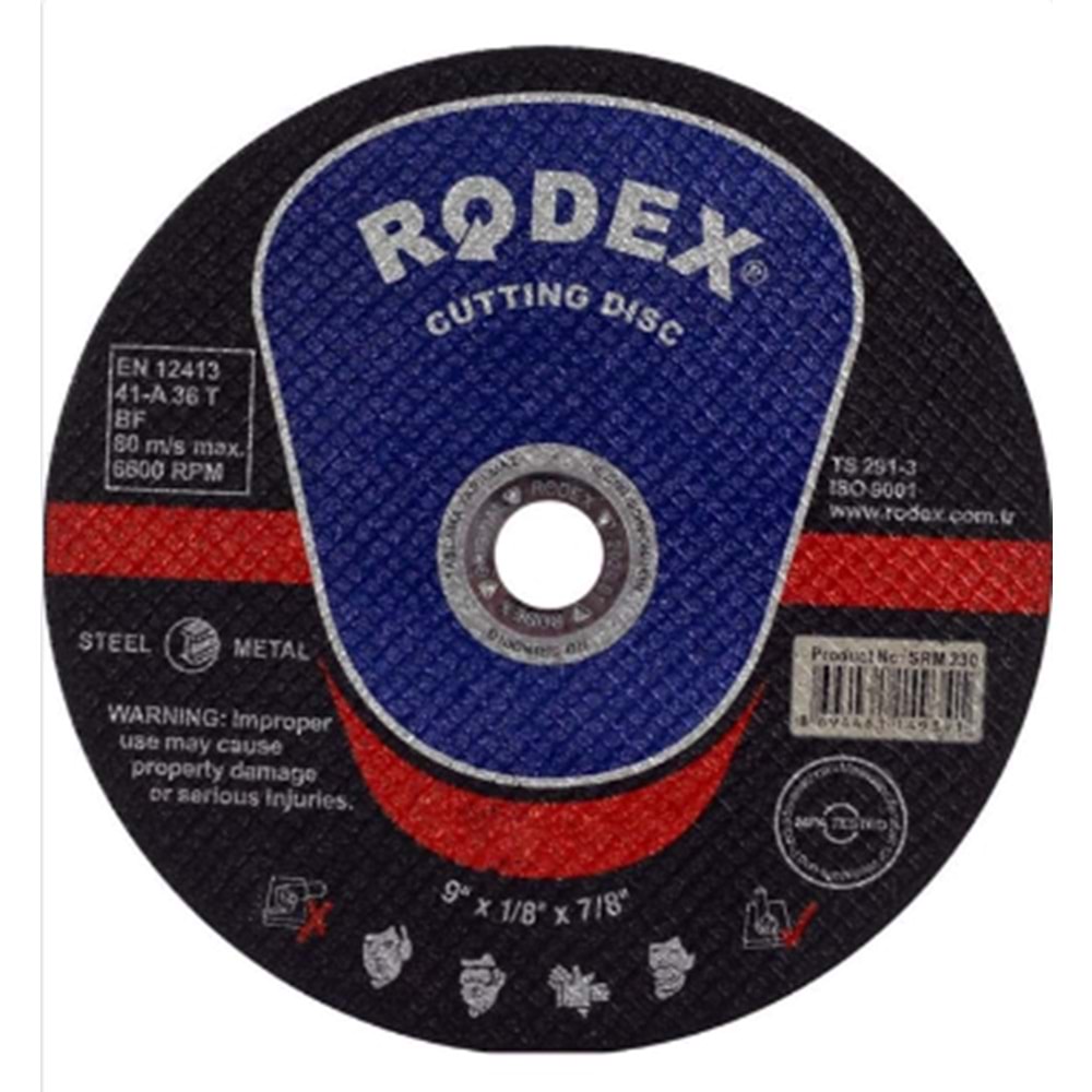 RODEX 230X3,0*22 METAL SPREL KESİCİ