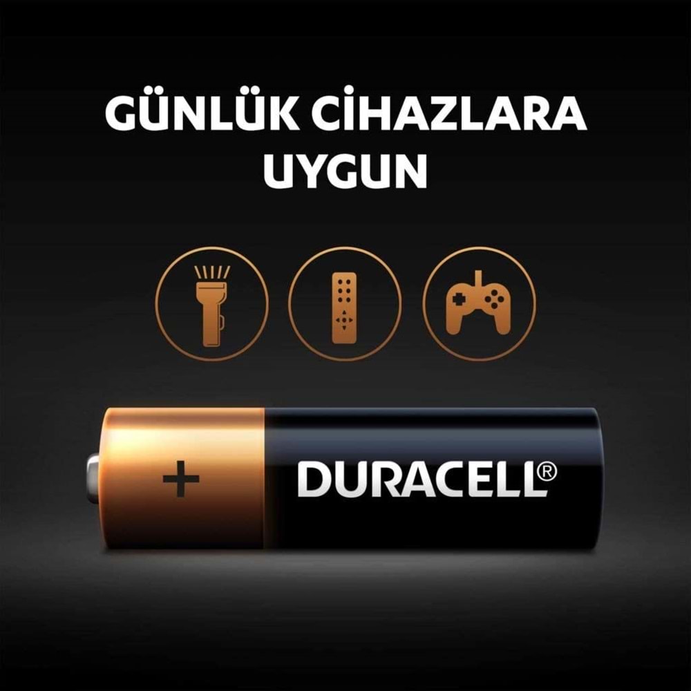 DURACELL AA 2Lİ 10LU KARTELA KALEM PİL
