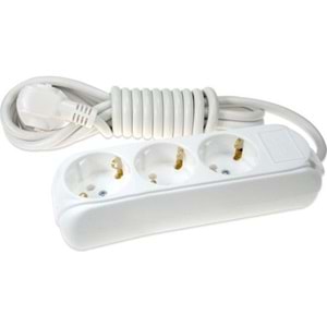 ALMERA UZATMA 3LÜ TOPRAKLI PRİZ 5MT