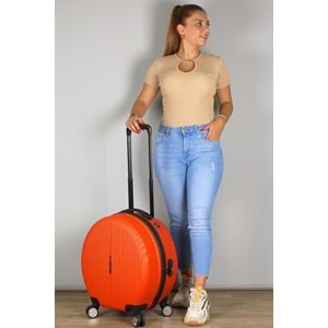 MY VALİCE VALİZ BUBBLE ABS YUVARLAK KARMA RENK