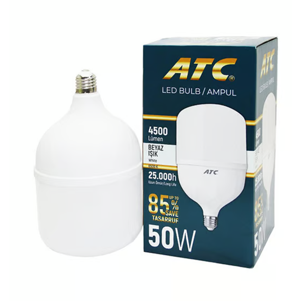 ATC 50W LED BULB BEYAZ IŞIK AMPUL