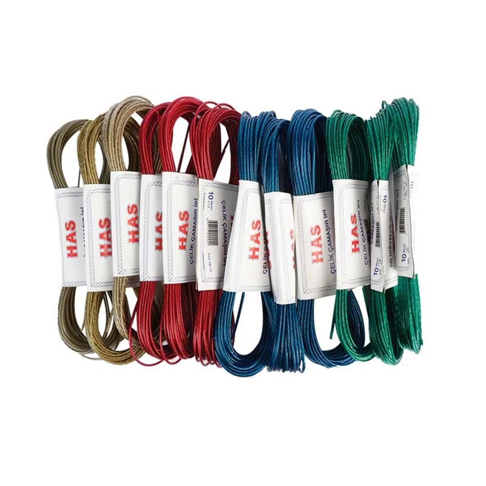 ÇELİK ÇAMAŞIR İPİ 10MT BX12